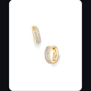 Kendra Scott Mikki Pave Huggie Hoop Earrings